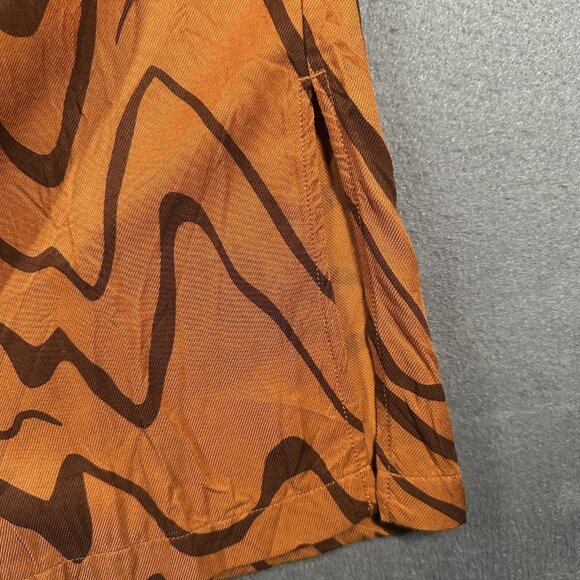 S by Anthropologie Pants Womens Small Wide Leg Pull On Zigzag Pattern Viscose - Picture 10 of 11